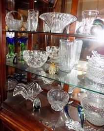 Murano, Waterford and Other Crystal Glassware
