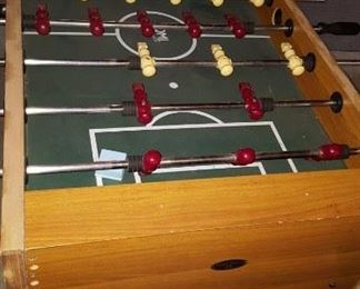 Foosball table - just right for that man/woman cave!