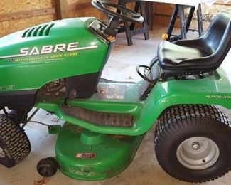 14.5 hp riding mower - made by John Deere