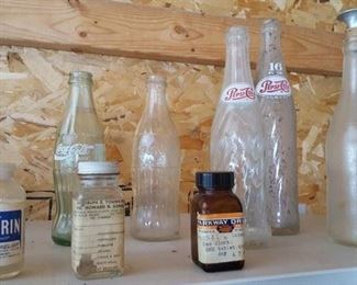 A few of the collectible bottles