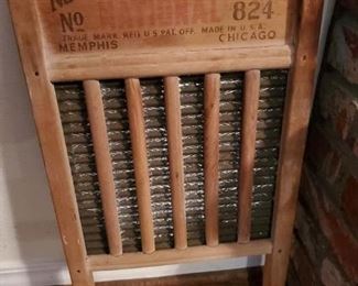 Authentic antique washboard