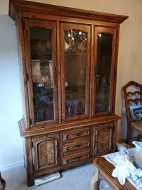 Stanley Lighted China Cabinet...part of the dining set