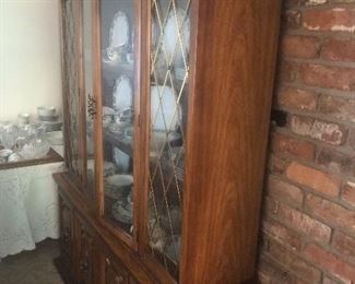 another view of the China Cabinet. Not your typical one for sure