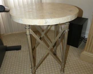 Side Table w stone top