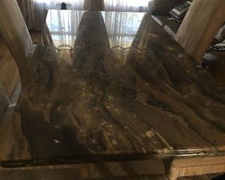 Solid Marble Dining Room Table