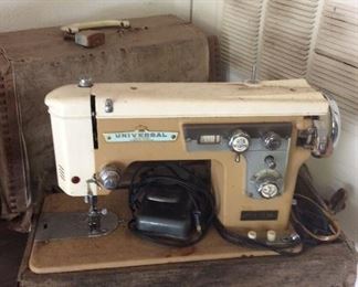 Vintage portable sewing machine 