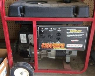 Generac 6250 watt Generator.