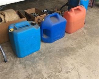 15 gallons of Kerosene and about 4 gallons of alcohol free gas.