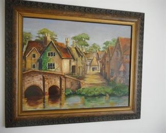 Various Original Oil Paintings Framed