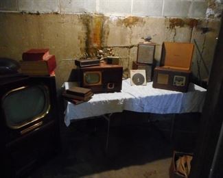 Basement..Vintage TV's