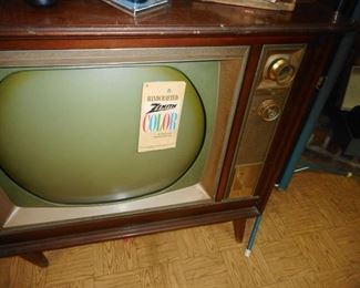 Zenith Color Television...with Tag!!