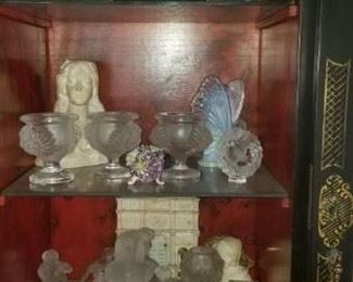 LaLique and sabino glass 