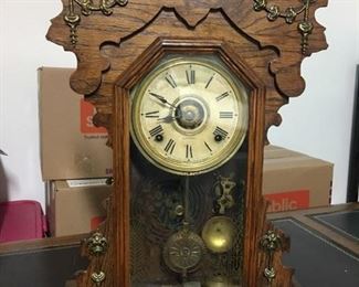 ANTIQUE CLOCK, TURN OF THE CENTURY