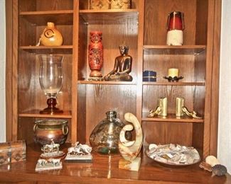 CINNABAR VASE, COLLECTIBLES