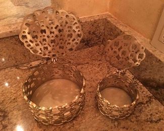 Link Polished Brass Box