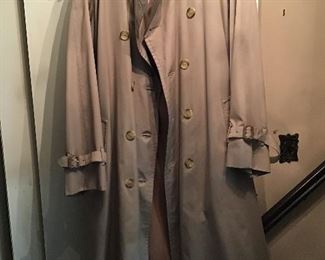 Burberry rain coat