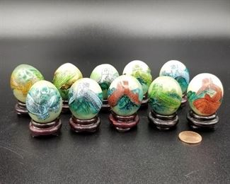 decorative tiny eggs (penny in photo)