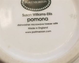 Beautiful set of Portmeiron Susan Williams-Ellis Pomona stoneware