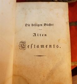 Antique German Old Testament