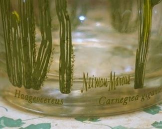 Neiman Marcus vintage cactus glasses