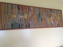 MCM large framed weaving. 