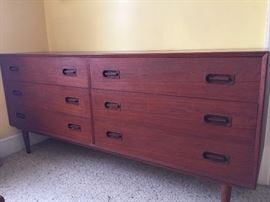 Six drawer Dyrland dresser Danish teak 