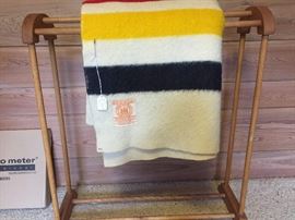 Vintage twin Hudson Bay blanket 