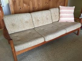 Nice MCM three cushion sofa 