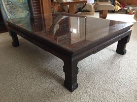 Antique? Japanese carved coffee table 