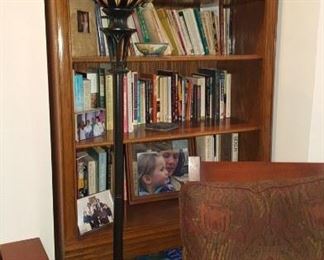 Shelf Unit Lamp & Books