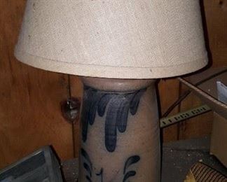 Pottery Lamp