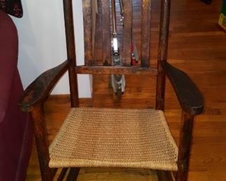 One of a Pair of Rocking Chairs