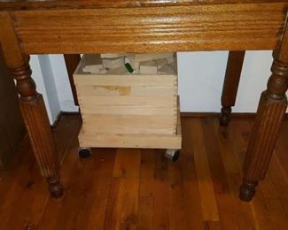 Oak Kitchen Table for Two