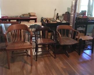 A few of the antique chairs we have at this sale