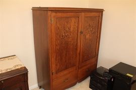oak cabinet