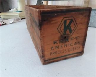 Vintage Kraft American cheese box