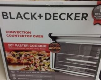 Never used countertop convection oven 
