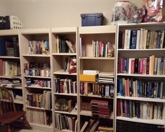 Books and book shelves!