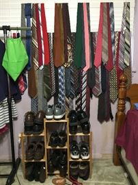 Men's ties and shoes