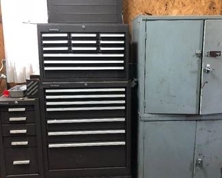 Large Quality Toll Chest and Steel Cabinet, plus!!!