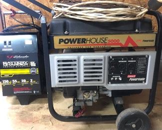 Coleman Power Mate Power House 5000 Generator Like New!