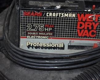 Sears Craftsman Wet Dry Vac 2.75 hp