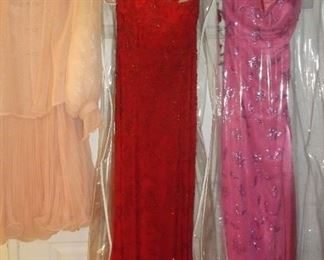 Beaded formal gowns