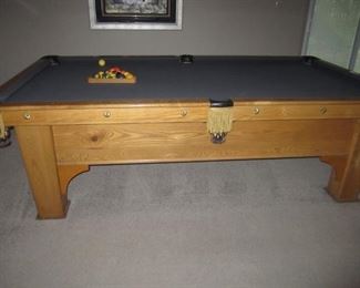 VERY NICE POOL TABLE BY A E SCHMIDT