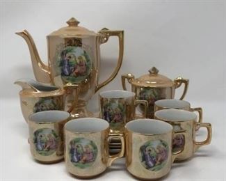 Vintage porcelain tea set