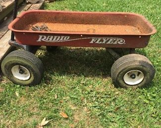 Vintage Radio Flyer Red Wagon