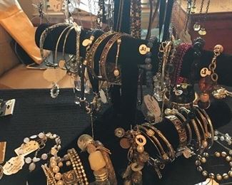 Over 100 Bracelets
(Mostly Sterling Silver & Designer, Pilgrim, etc)