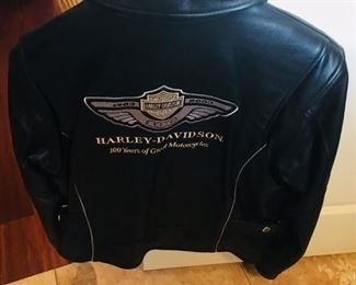 Back of Harley Davidson 100th Year Anniversary Jacket (2003)