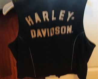 Back of Harley Davidson 100th Anniversary (2003) Leather Vest