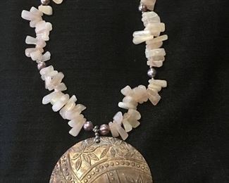 Quartz Pendant Necklace
